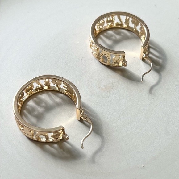 14k gold filled lucky earrings - Picture 3 of 4